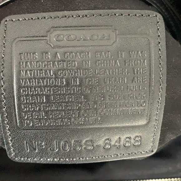 Pre-Owned Authentic Coach Soho Double Pocket Black Leather Bag (J05S-6468) - Picture 11 of 11